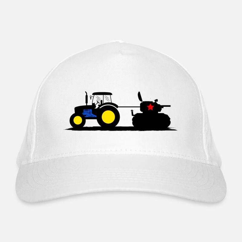 Traktor Erntezeit Bauer Erntedank Traktorfahrer Bio-Baseballkappe