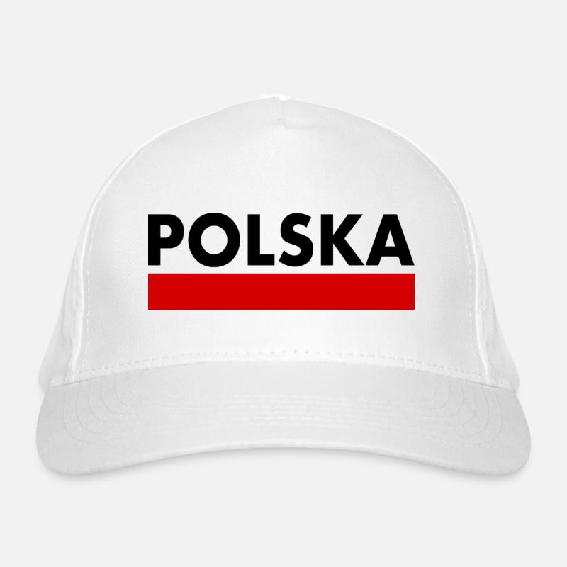 DRAPEAU POLOGNE POLOGNE Casquette classique bio