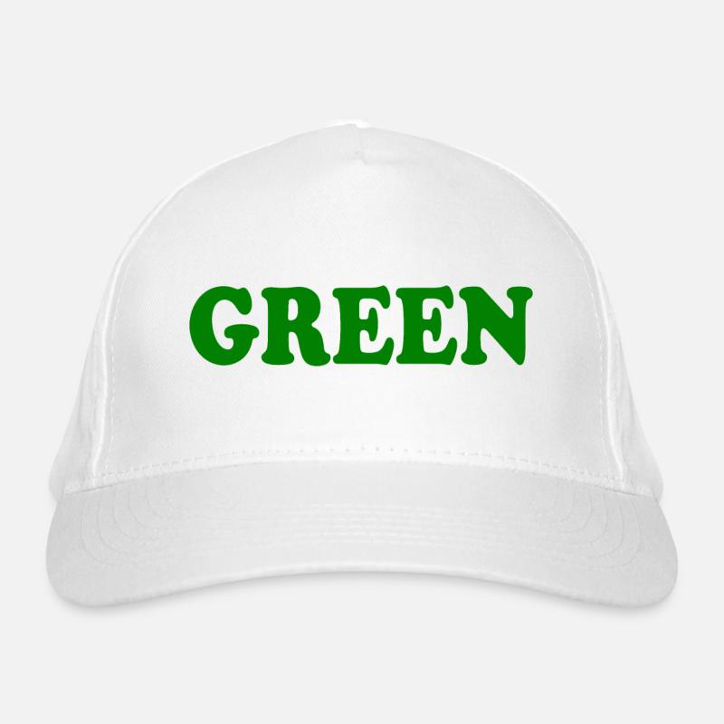 Green Organic Baseball Cap