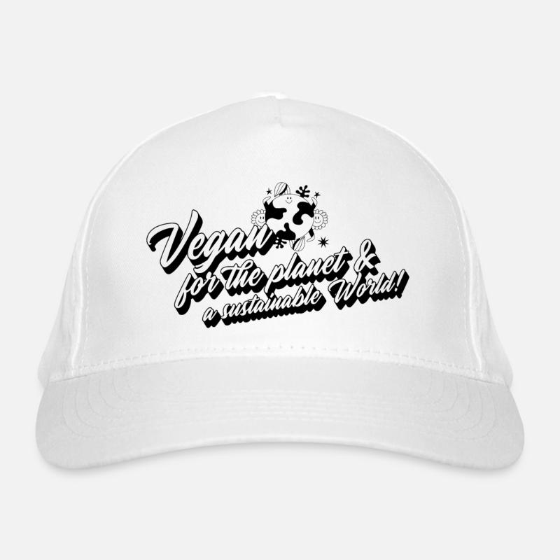 Vegan pour la planète et un monde durable! Casquette classique bio