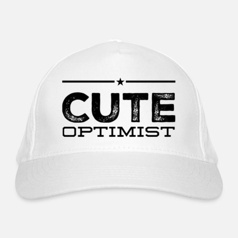 Optimiste mignon Casquette classique bio