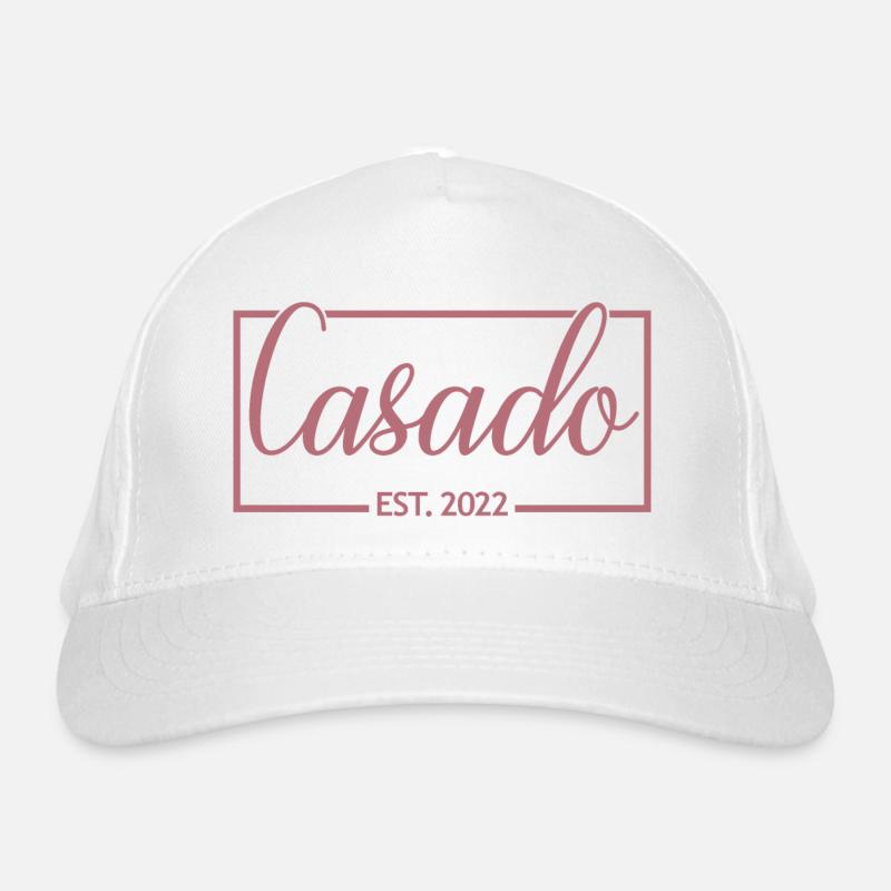 2022 Hochzeit Ehepaar Bio-Baseballkappe