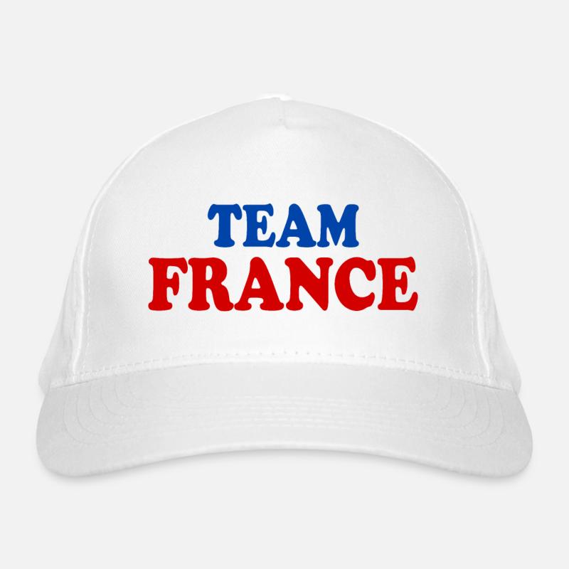 Frankreich Bio-Baseballkappe