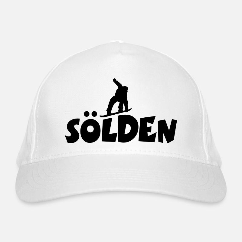 Sölden Snowboarding Organic Baseball Cap