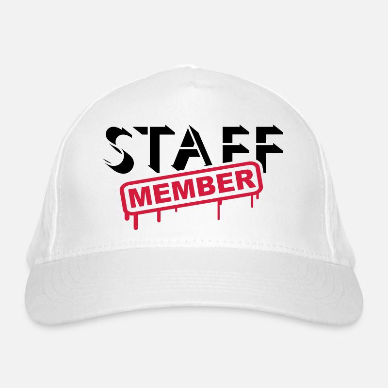 Staff Member Freunde Team Mitarbeiter Crew Logo Bio-Baseballkappe