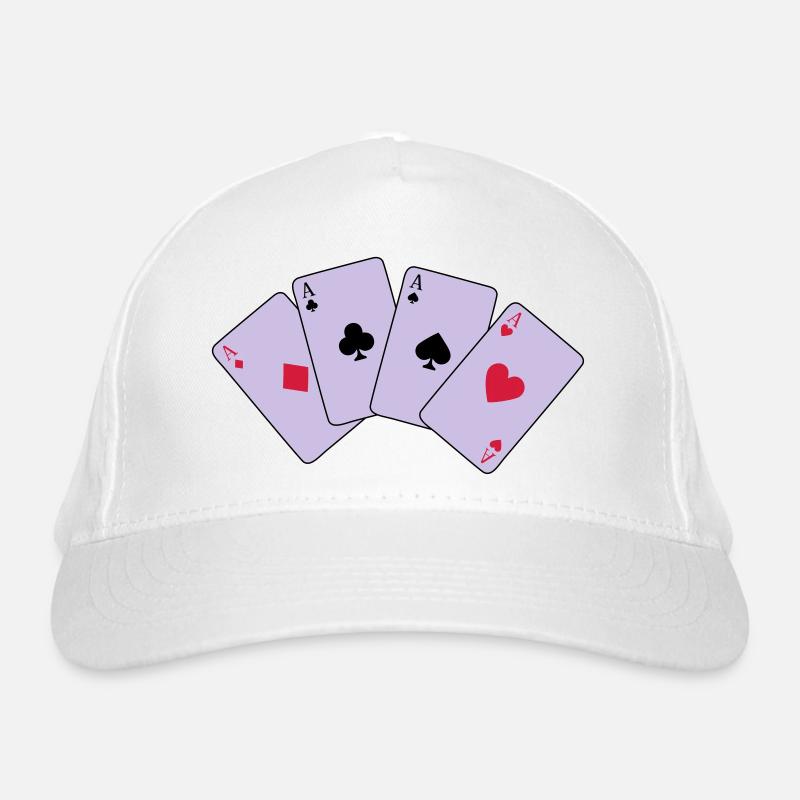 Card Game, Poker, Ace Casquette classique bio