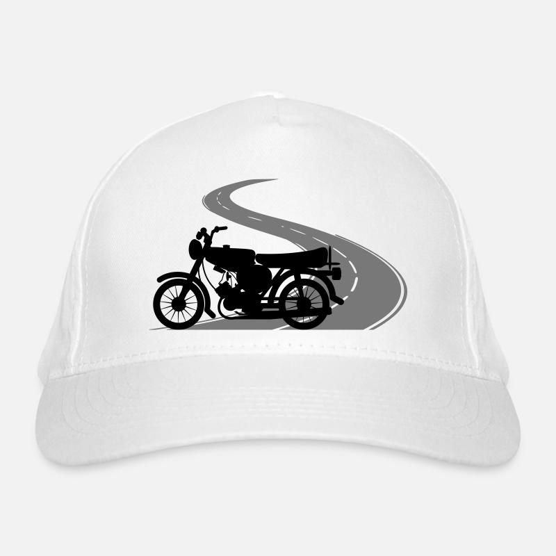 Fahrzeug - Simson Straße Bio-Baseballkappe
