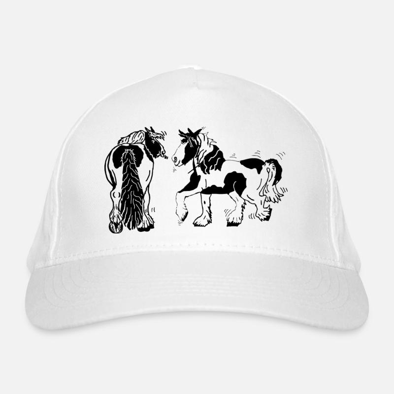 Original Tinker Horses Irish Cobs Organic Baseball Cap