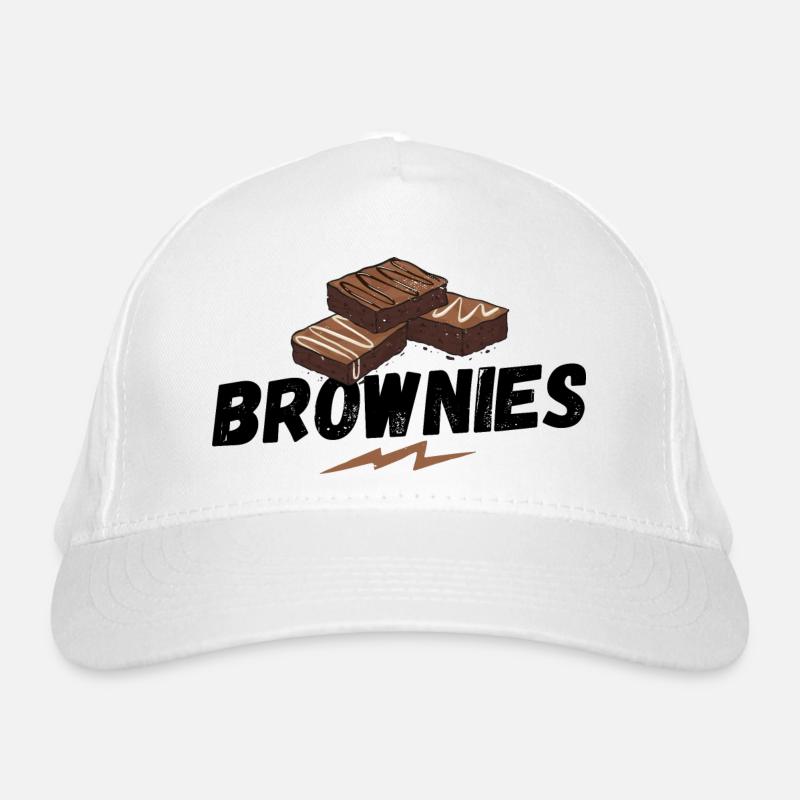 Brownies, Cuisson, Plaque de gâteau, Éventail de brownies Casquette classique bio