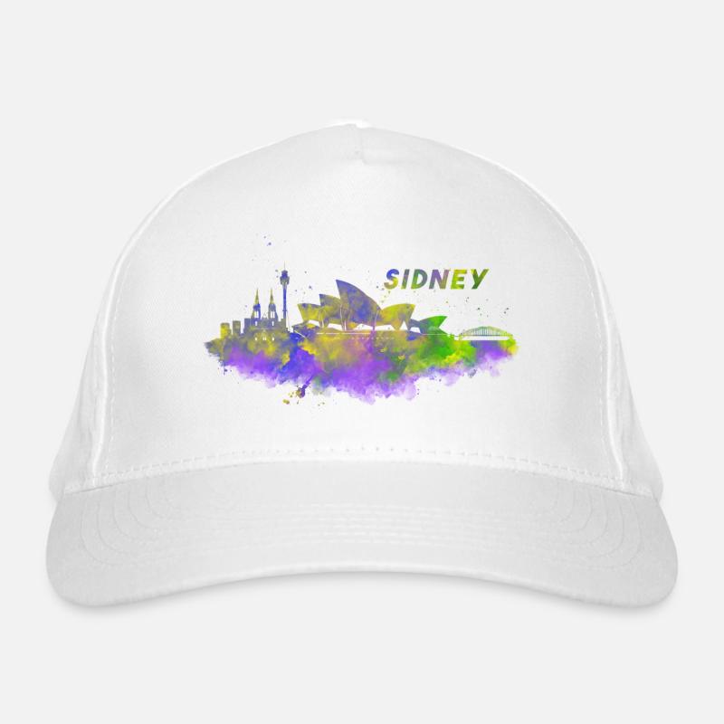 Skyline Sidney in Australien Bio-Baseballkappe