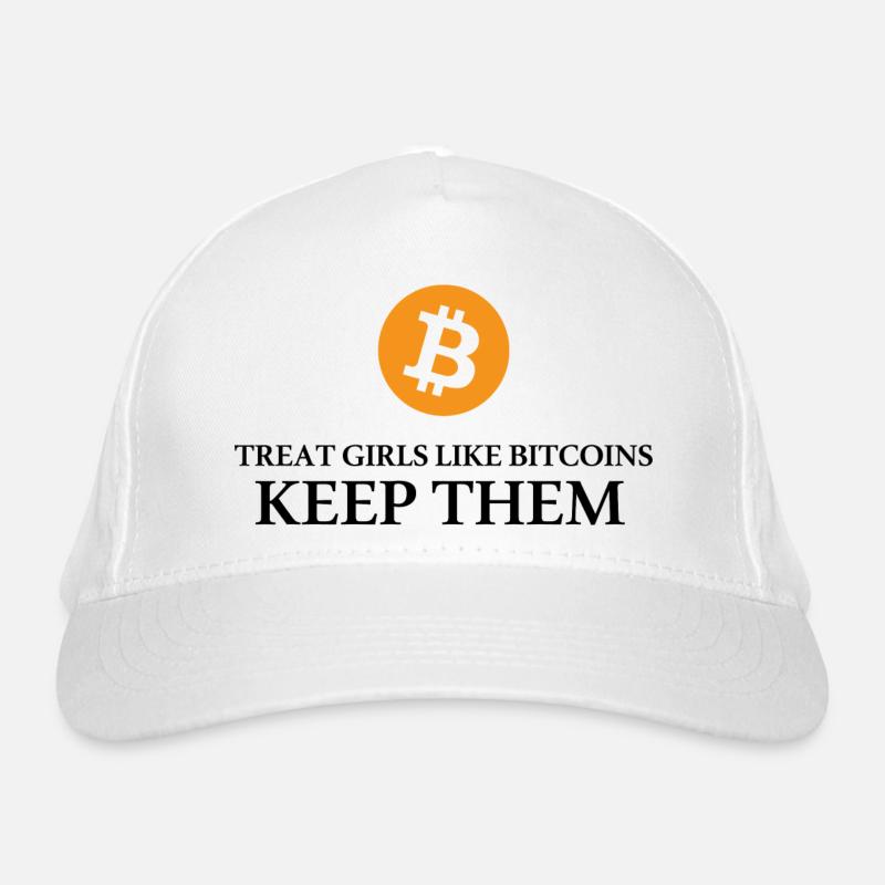 Crypto Bitcoin Trading Casquette classique bio