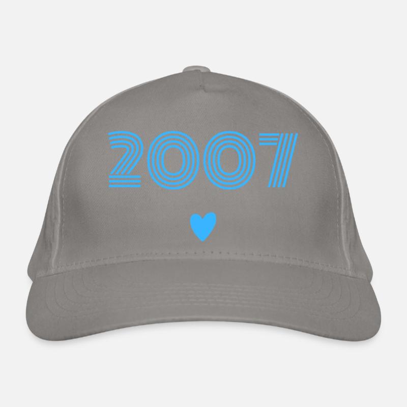 Born in 2007 boy Organic Baseball Cap