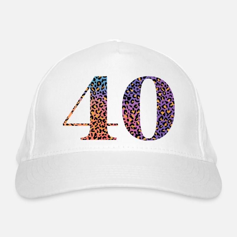 40e anniversaire léopard Casquette classique bio