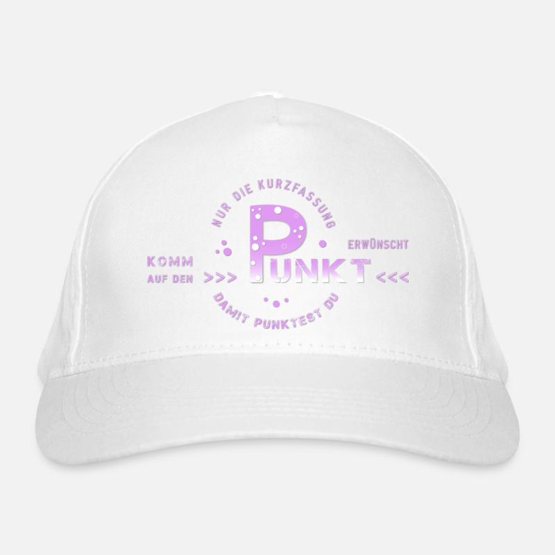get to the point Organic Baseball Cap