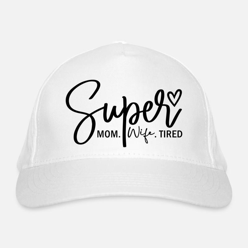 Super Mom Organic Baseball Cap