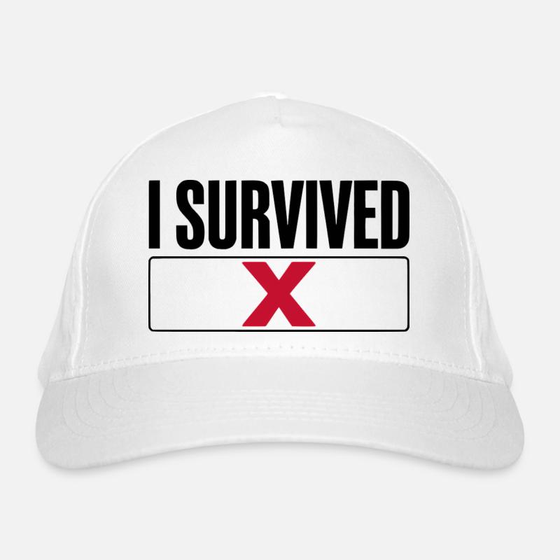 J’ai survécu à X Casquette classique bio