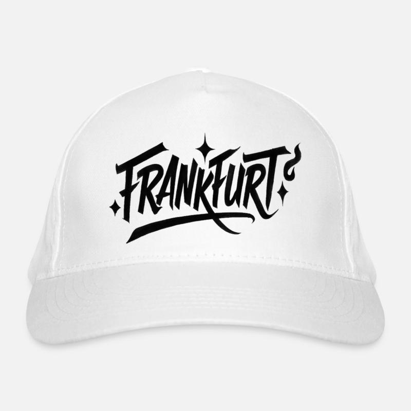 Lettrage graffiti de Francfort Casquette classique bio