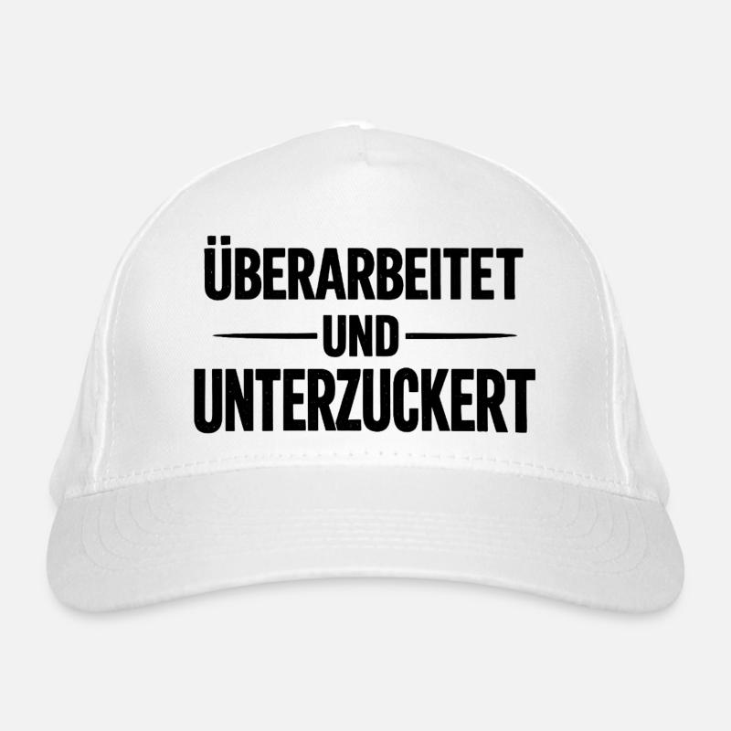 Noir surmené et hypoglycémique Casquette classique bio
