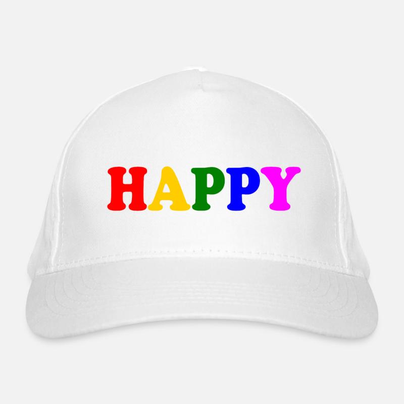 Happy Organic Baseball Cap