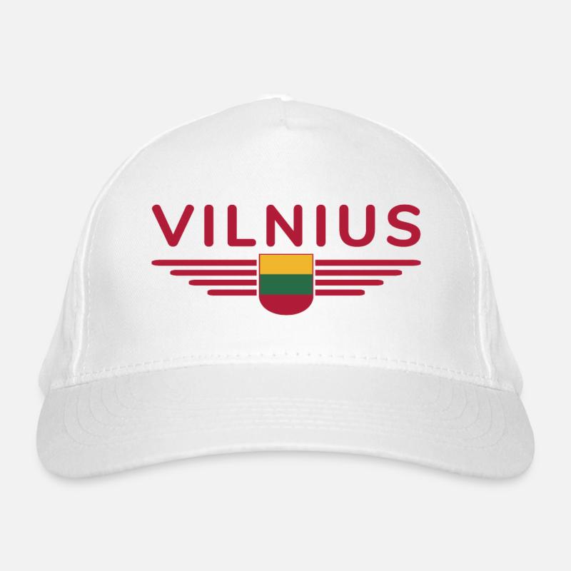 T-shirt Vilnius – Déclaration élégante Casquette classique bio