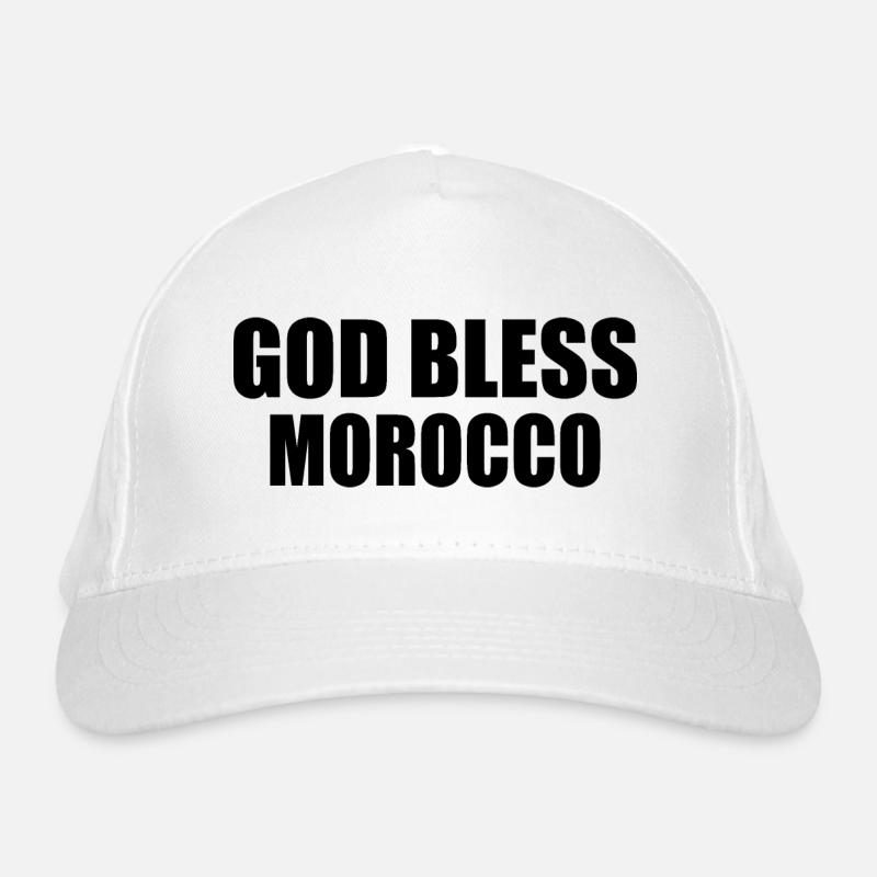 God bless morocco maroc Casquette classique bio