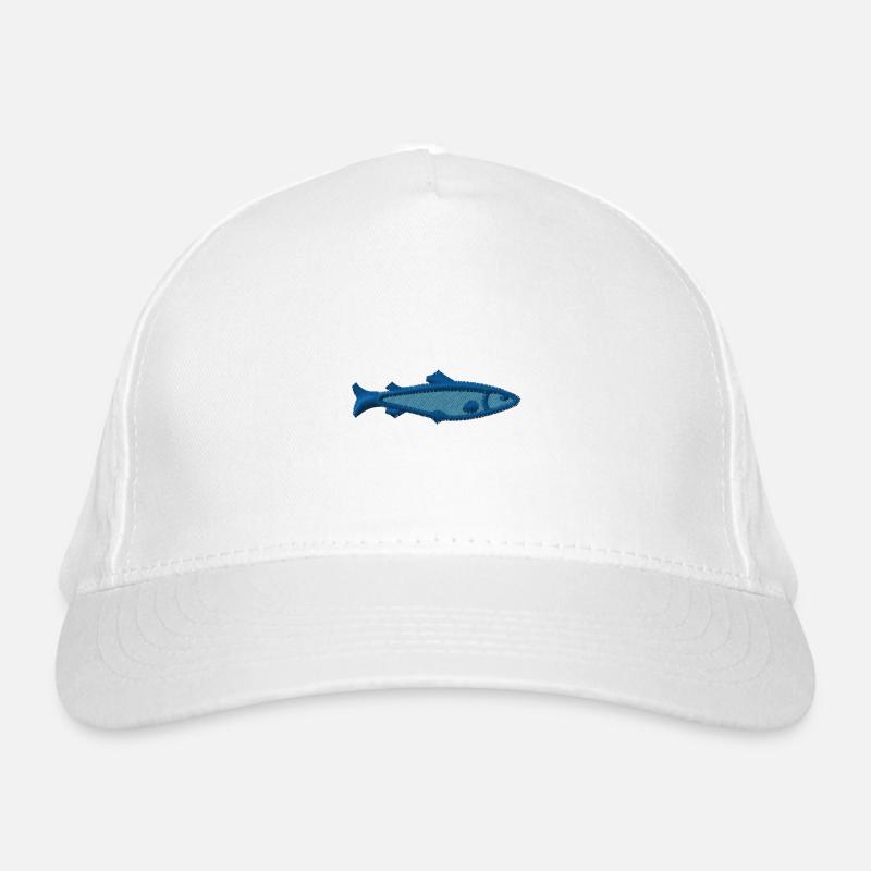 Truite brodée Casquette classique bio