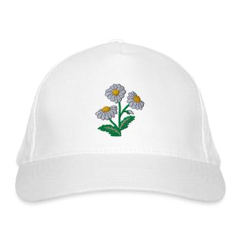Pâquerette - Casquette classique bio - blanc - Devant