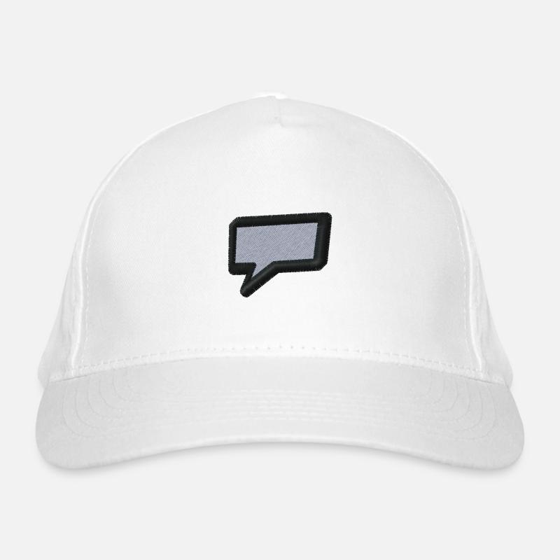Speech shape Organic Baseball Cap