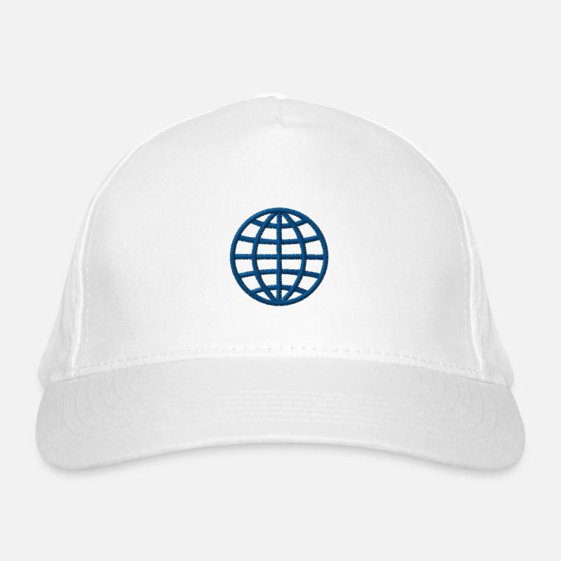Globe brodé Casquette classique bio