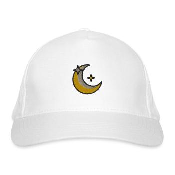 Moon - Organic Baseball Cap - white - Front