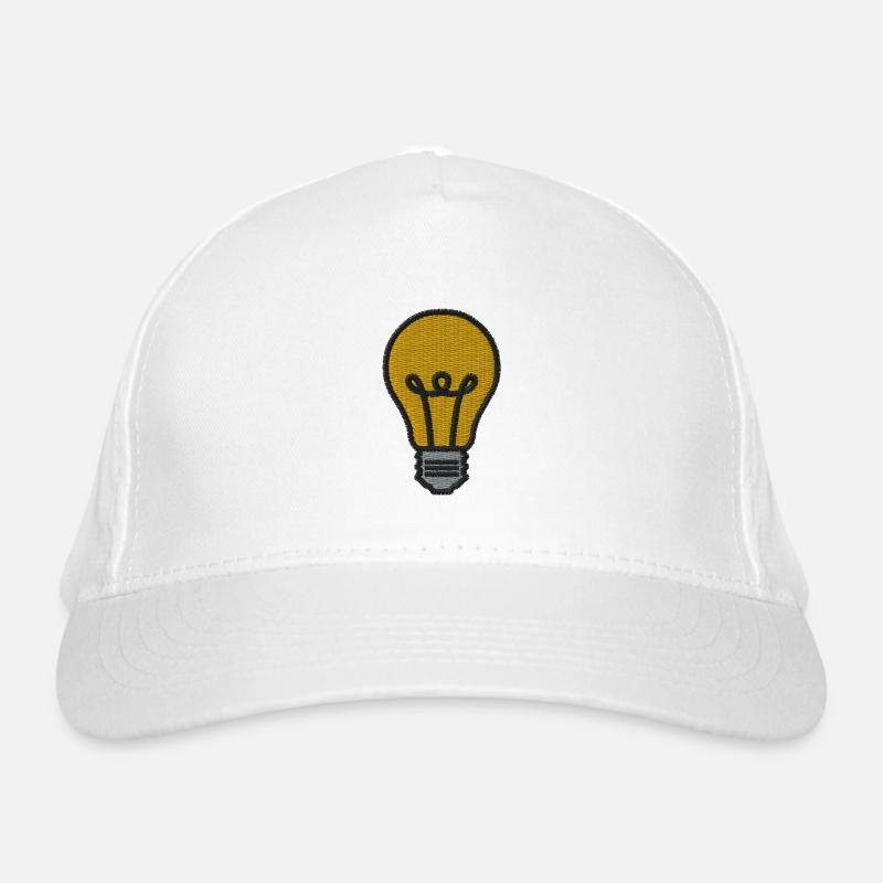 Ampoule brodée Casquette classique bio