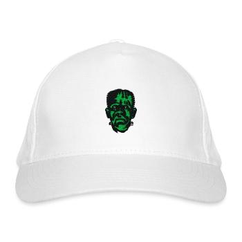 Universal Monsters Frankenstein Motif De Broderie - Casquette classique bio - blanc - Devant