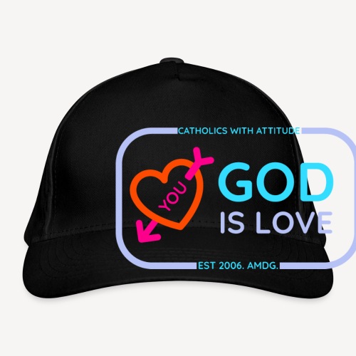 GOD IS LOVE - Øko-baseballcap