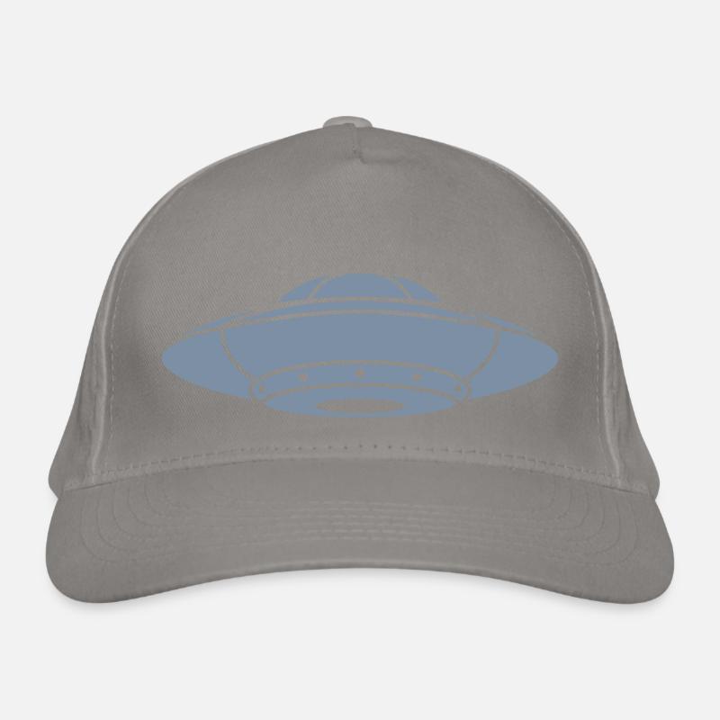 Mystery Aliens UFO Spaceship Organic Baseball Cap