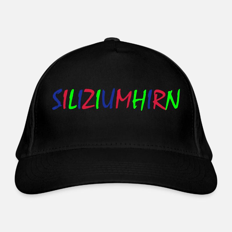 Silicon Brain – Colorful Typography Organic Baseball Cap