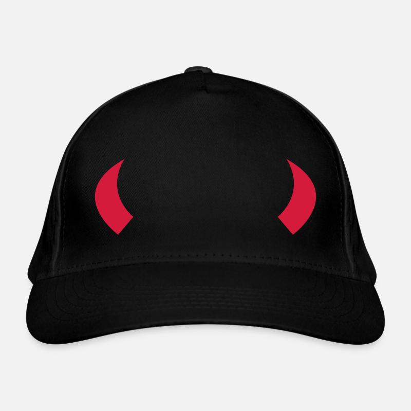 Teufelhörner Teufel Teufelchen Bio-Baseballkappe