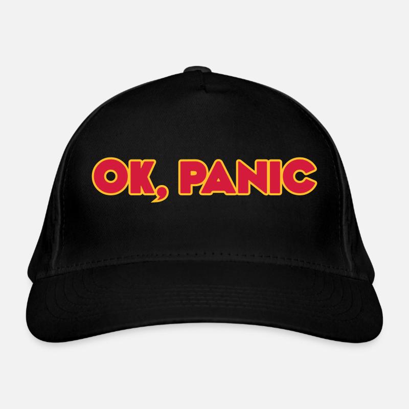 Ok, panic - Casquette classique bio - noir