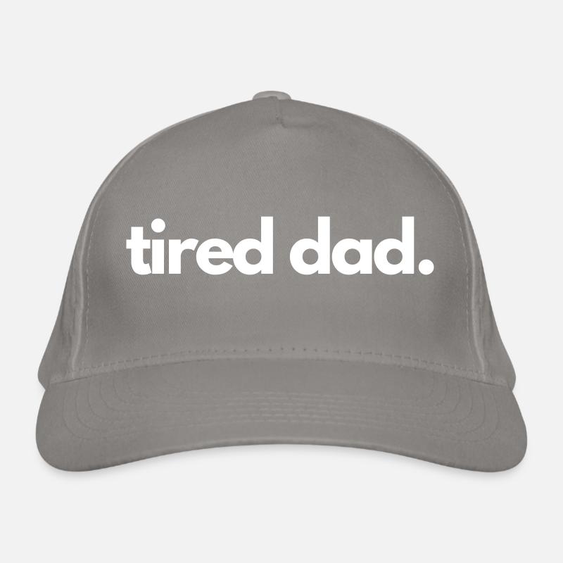 tired dad Bio-Baseballkappe