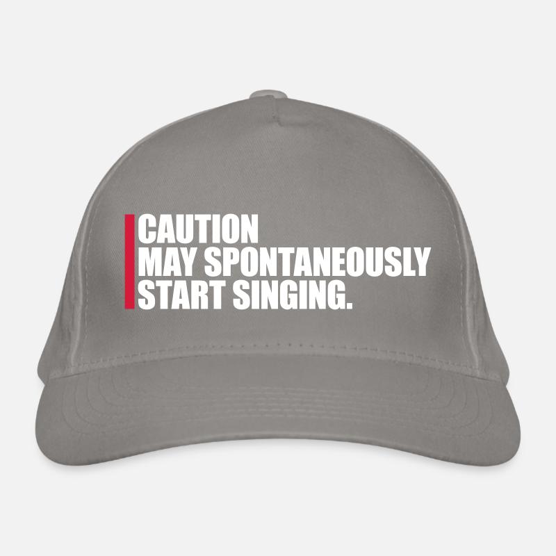 peut spontanément commencer à chanter Casquette classique bio