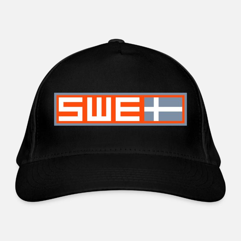 Drapeau tactique de la Suède Casquette classique bio