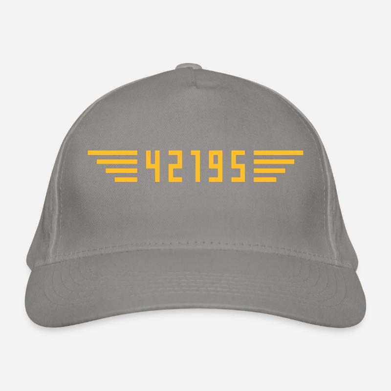 Marathon 42195 meters Organic Baseball Cap