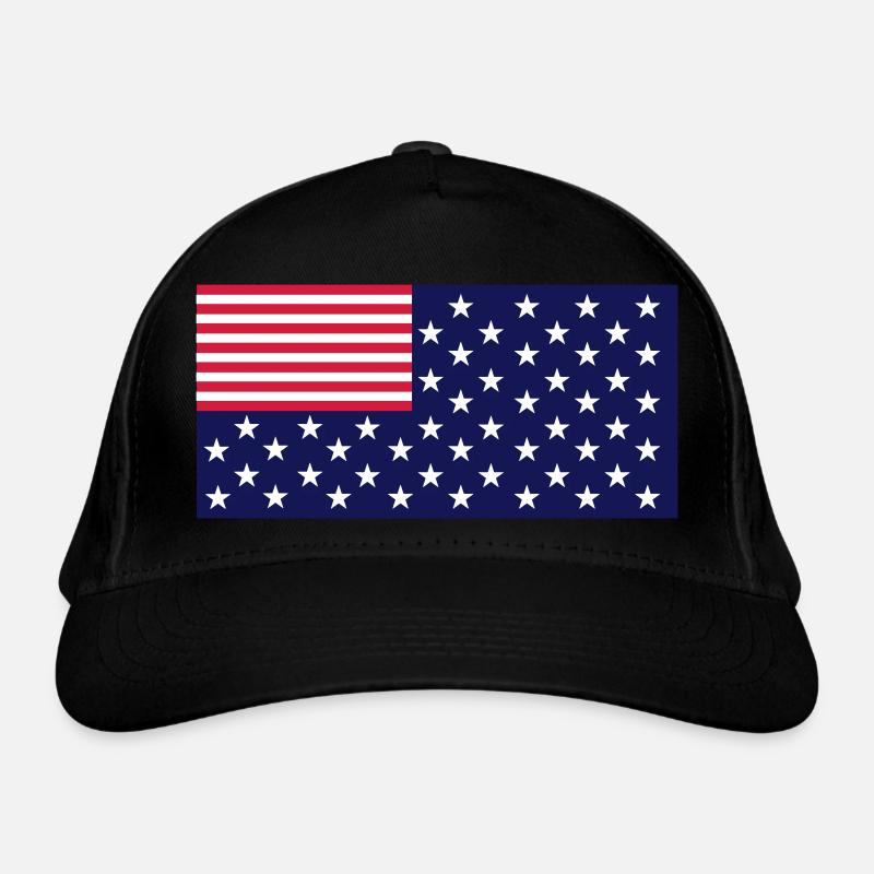 Drapeau différent des États-Unis Casquette classique bio