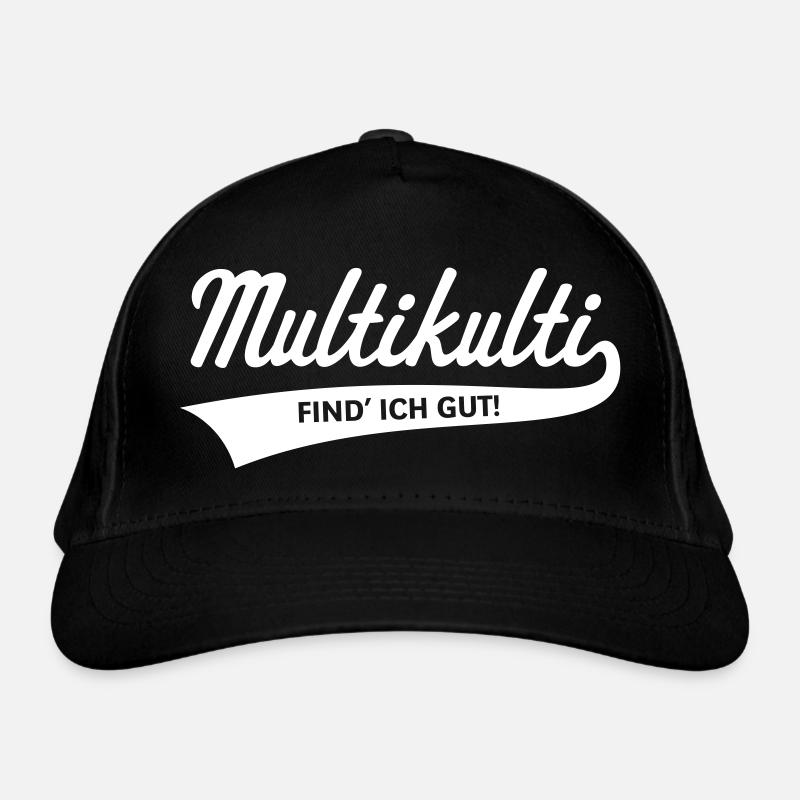 Multikulti Find' Ich Gut! Bio-Baseballkappe