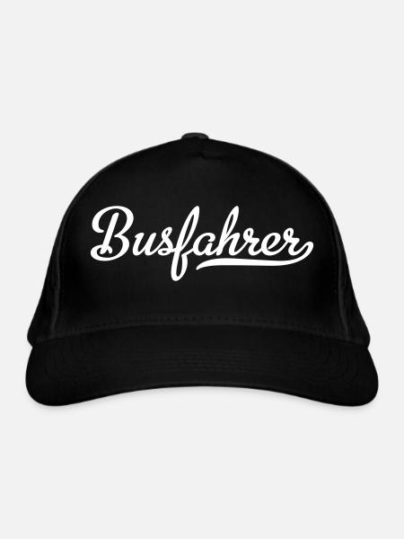 Busfahrer - Bio-Baseballkappe - Schwarz