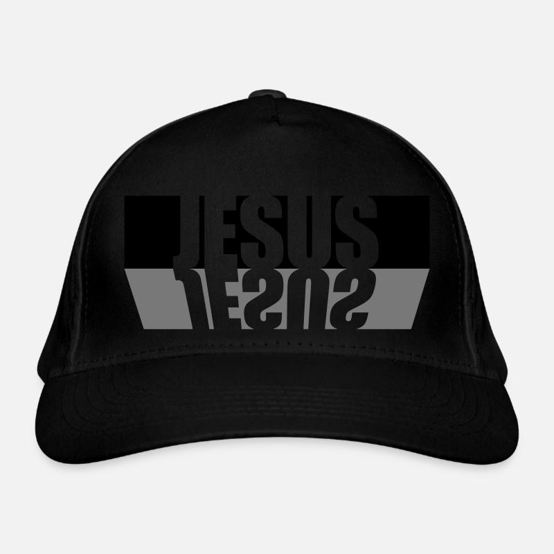 Reflection Beam Jesus Organic Baseball Cap