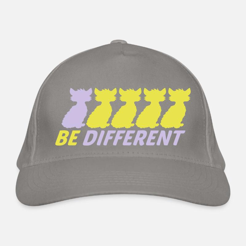 Soyez différents Chats Amis Soyez différents Casquette classique bio