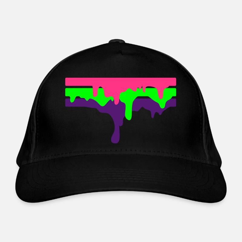 100% Graffiti Color DRIPS Bio-Baseballkappe