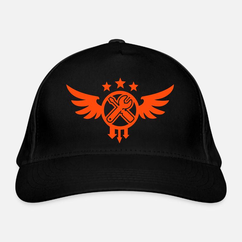 Mechanic Emblem (wings) Organic Baseball Cap
