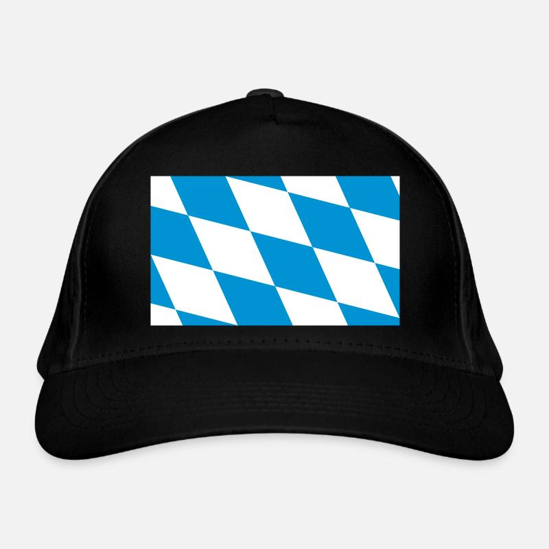 Bayern Flagge Blau Weiß Organic Baseball Cap