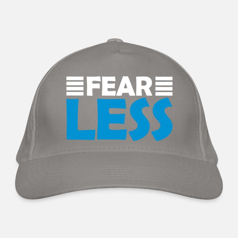 Conception de citation de texte intrépide Casquette classique bio